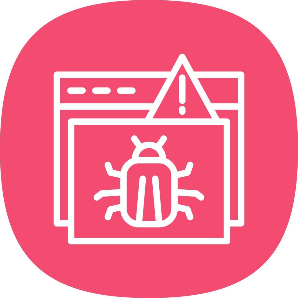 Infected Vector Icon Design