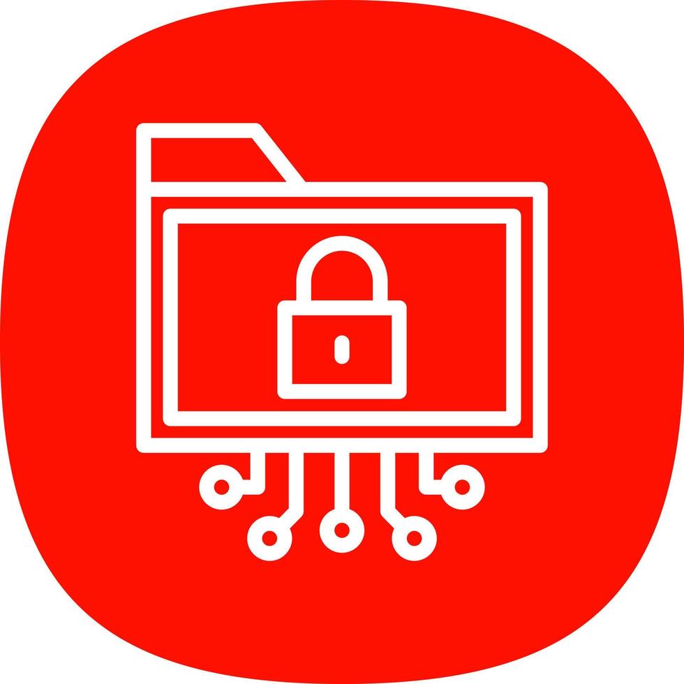 Data Encryption Vector Icon Design