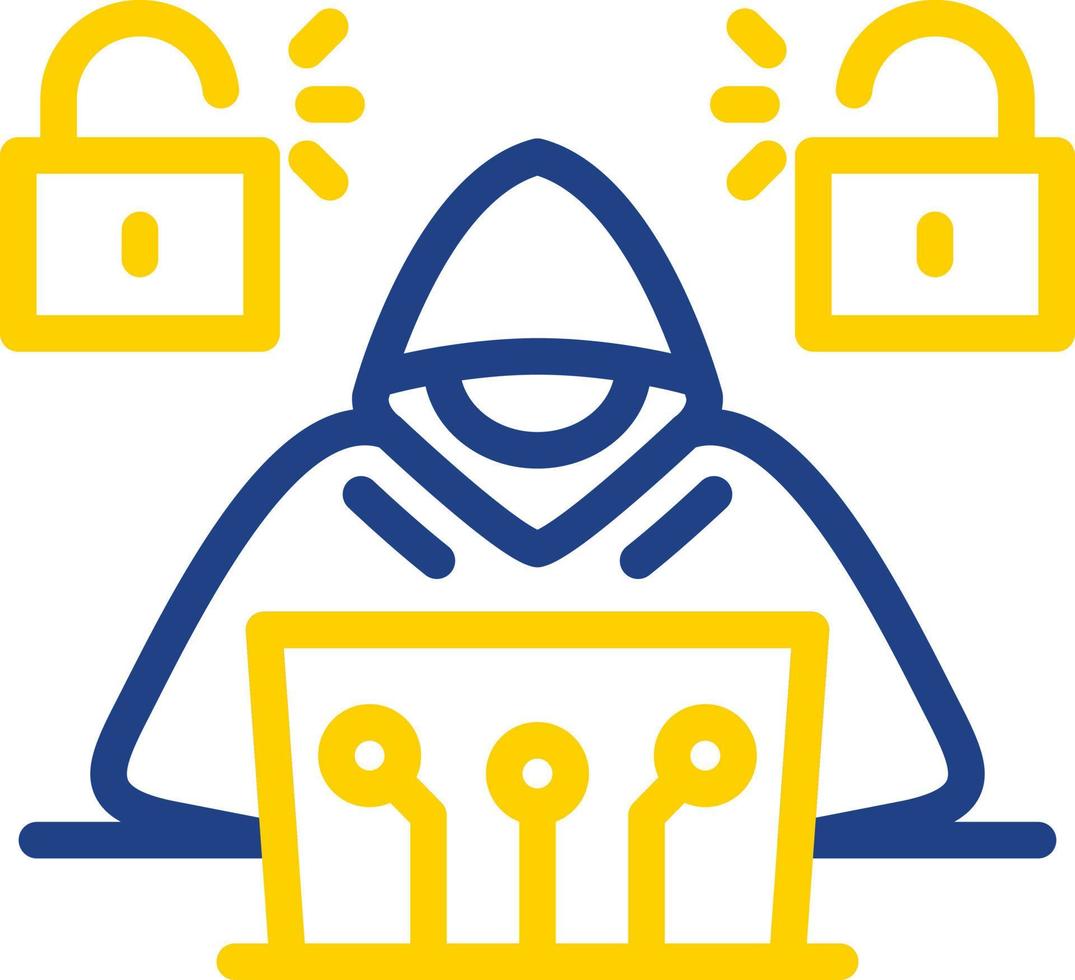 Cyber Attack Vector Icon Design