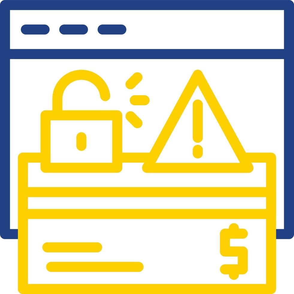 Online Robbery Vector Icon Design