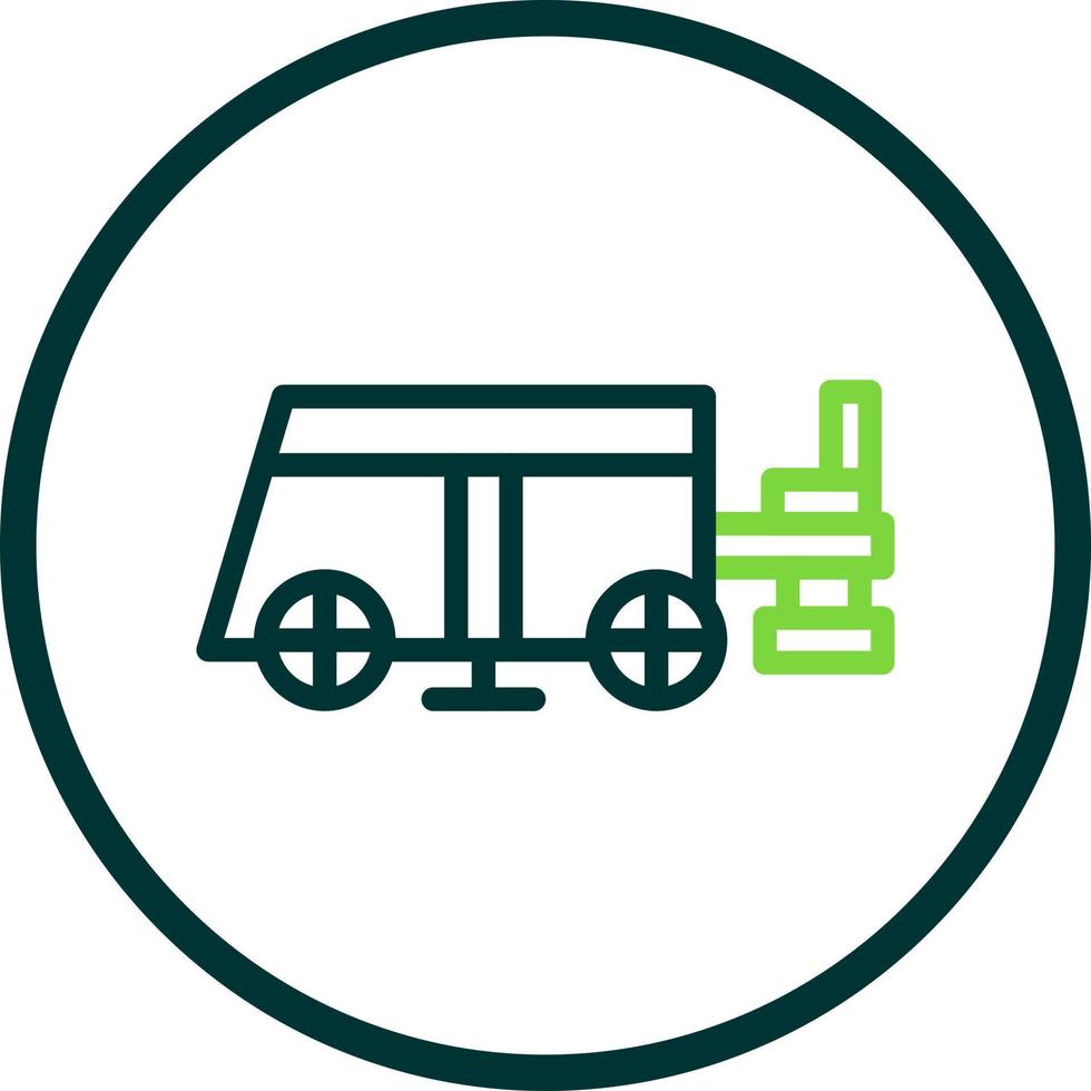 Ice Resurfacer Vector Icon Design