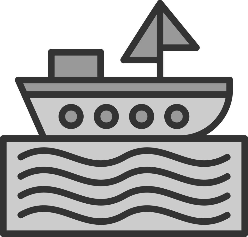 diseño de icono de vector de barco