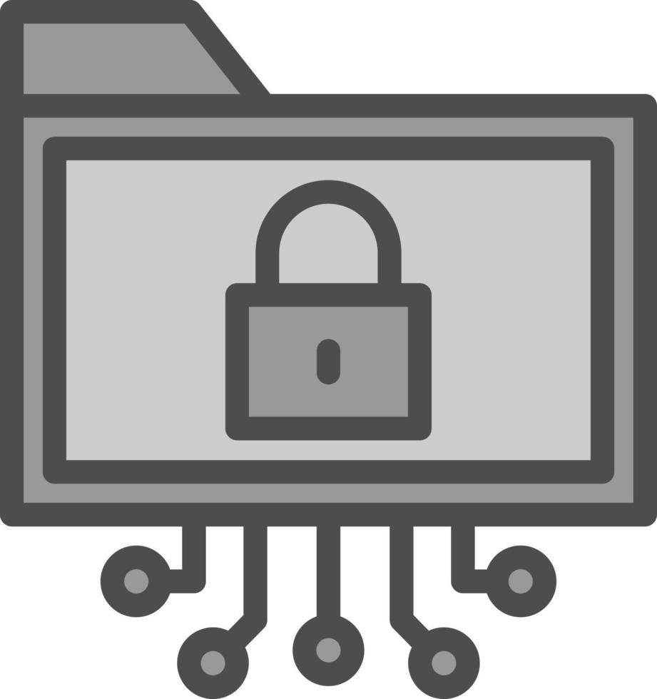 Data Encryption Vector Icon Design