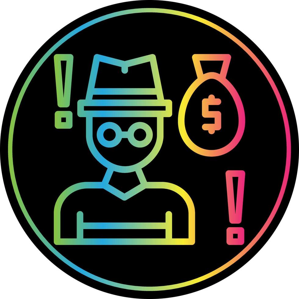 Robbery Vector Icon Design