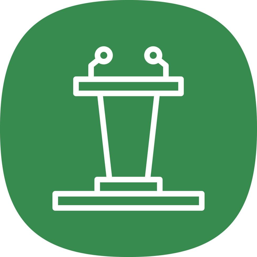 Podium Vector Icon Design