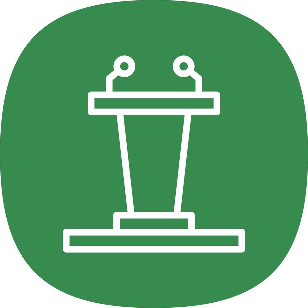 Podium Vector Icon Design