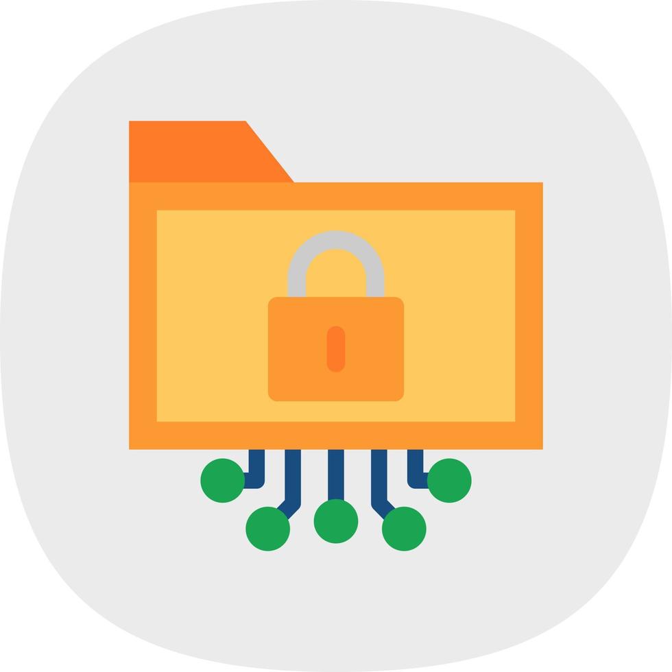 Data Encryption Vector Icon Design
