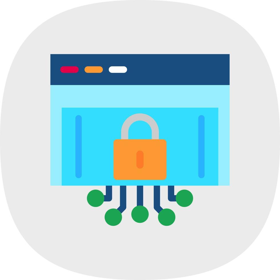 Internet Security Vector Icon Design