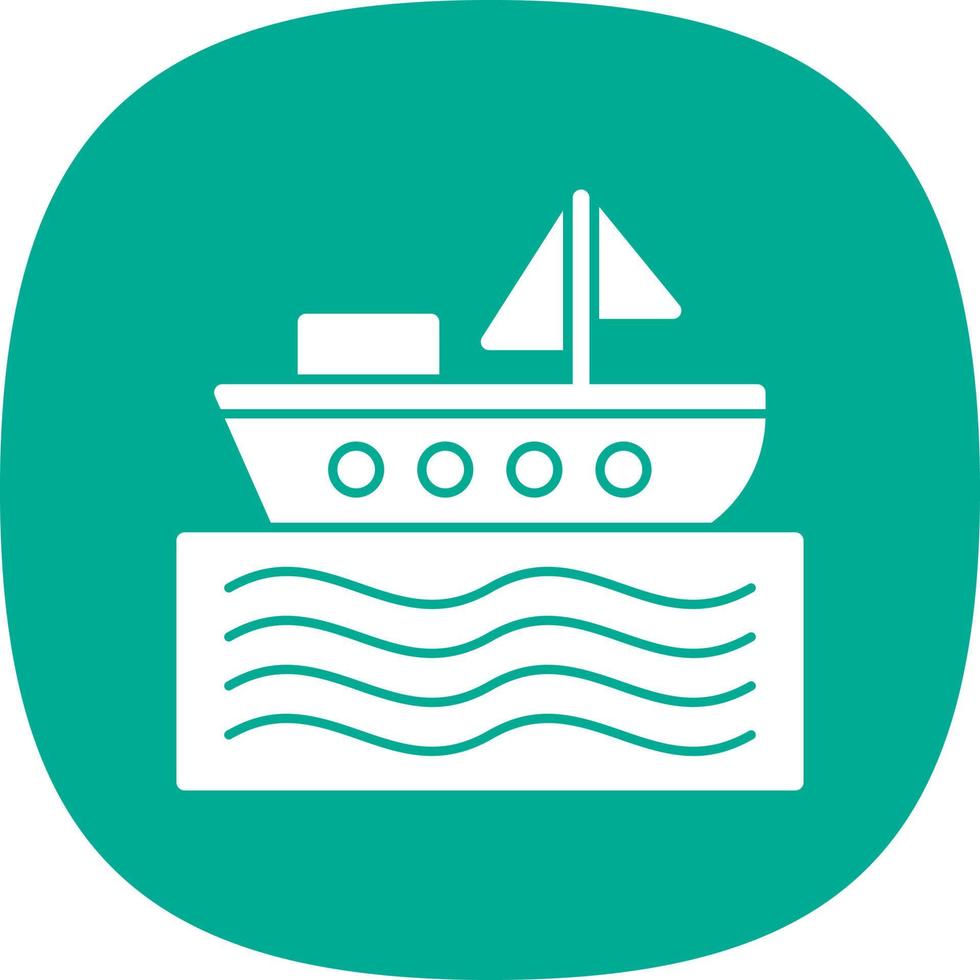 Boat Vector Icon Design