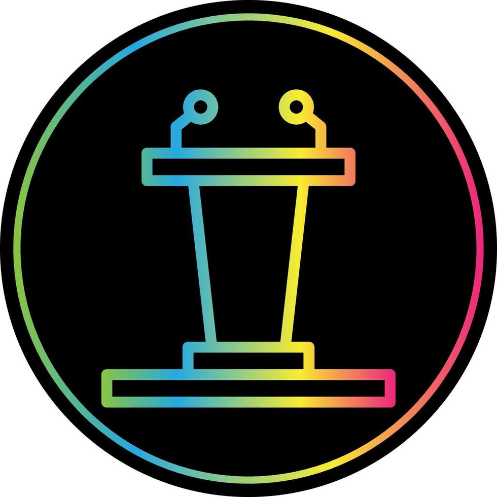 Podium Vector Icon Design