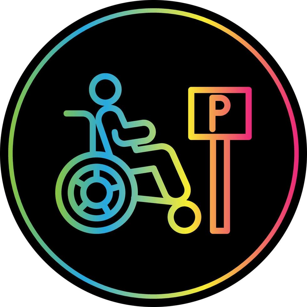 Handicap Vector Icon Design