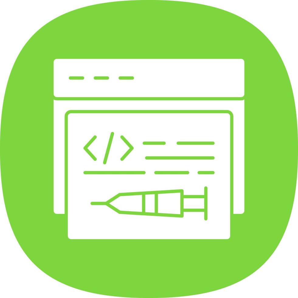 Code Injection Vector Icon Design