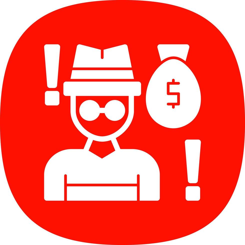 Robbery Vector Icon Design