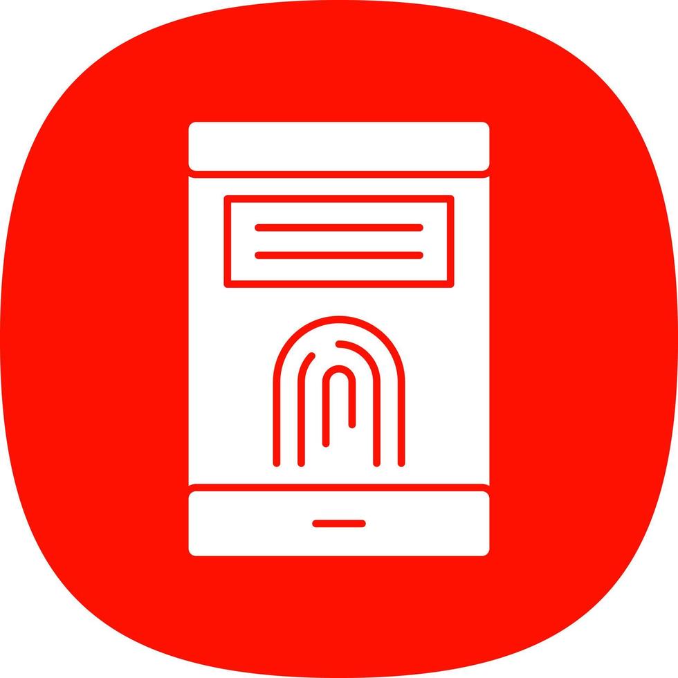 Finger Print Vector Icon Design