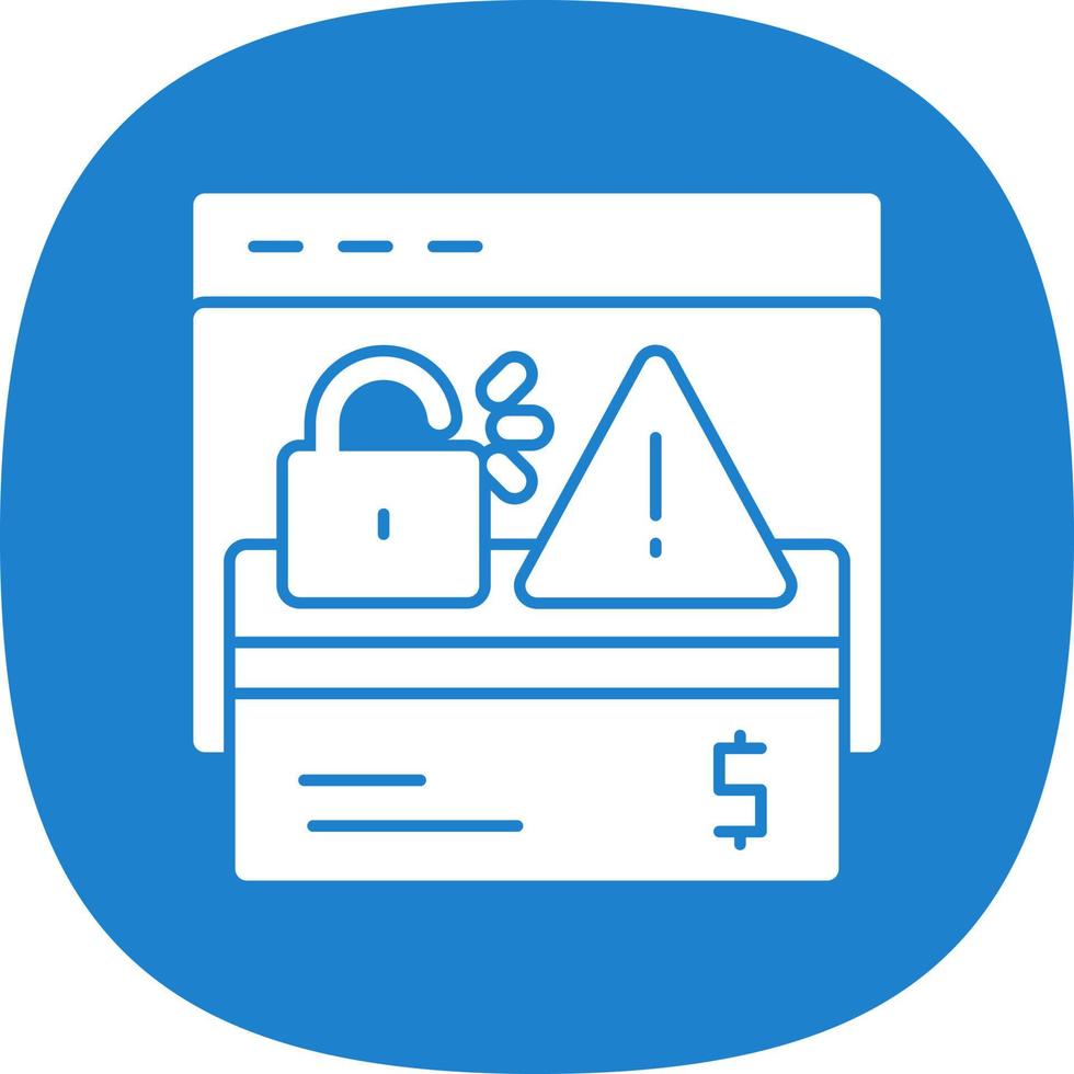 Online Robbery Vector Icon Design