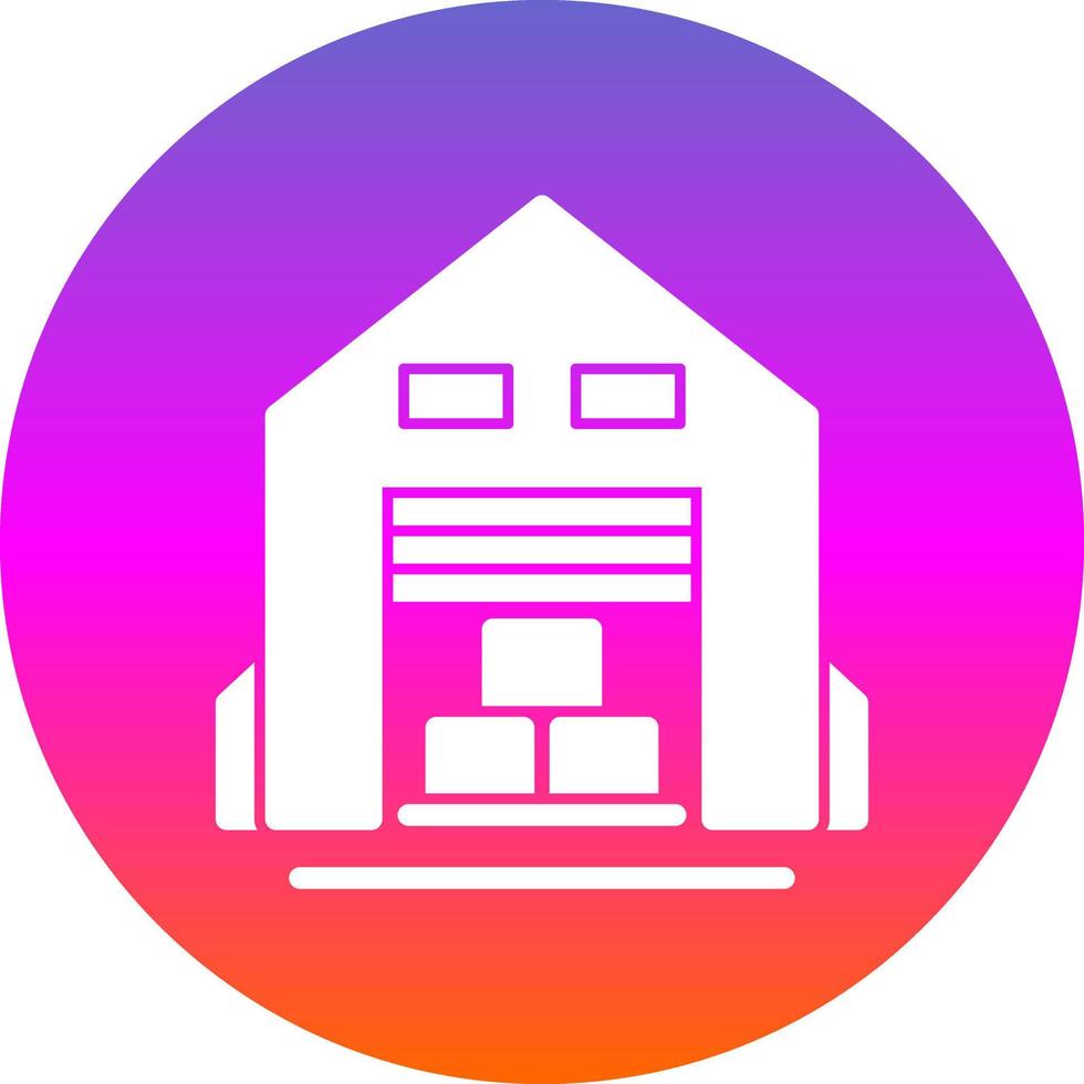 Warehouse Vector Icon Design