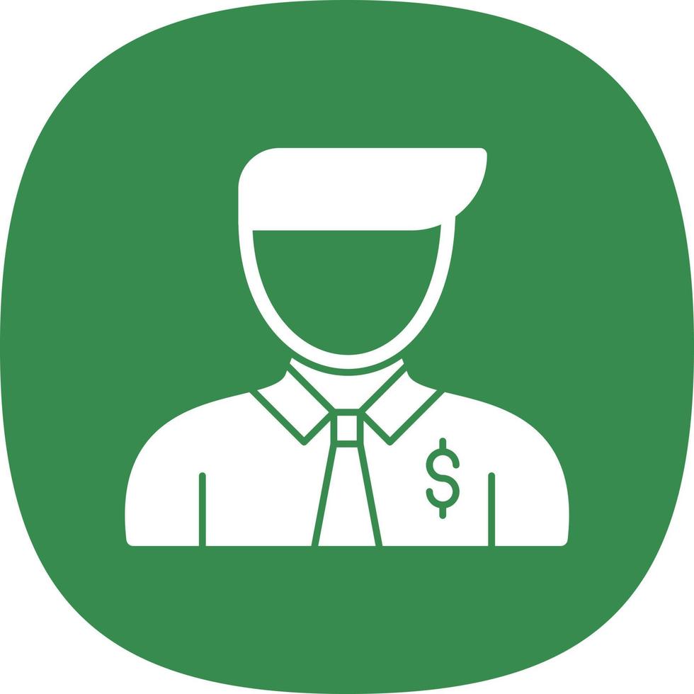Salesman Vector Icon Design