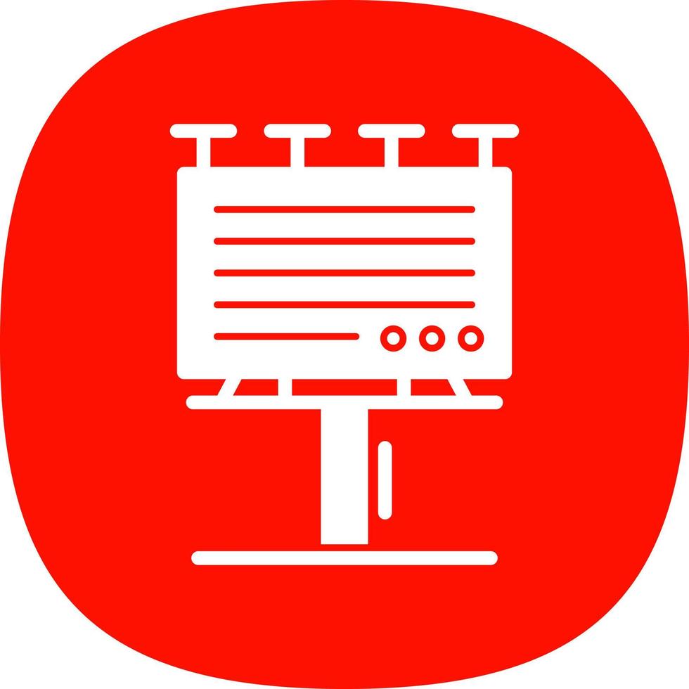 Billboard Vector Icon Design