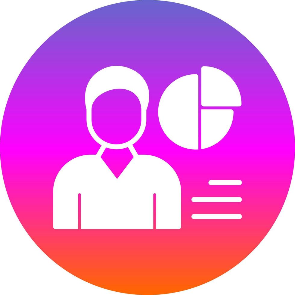 Employee Data Vector Icon Design