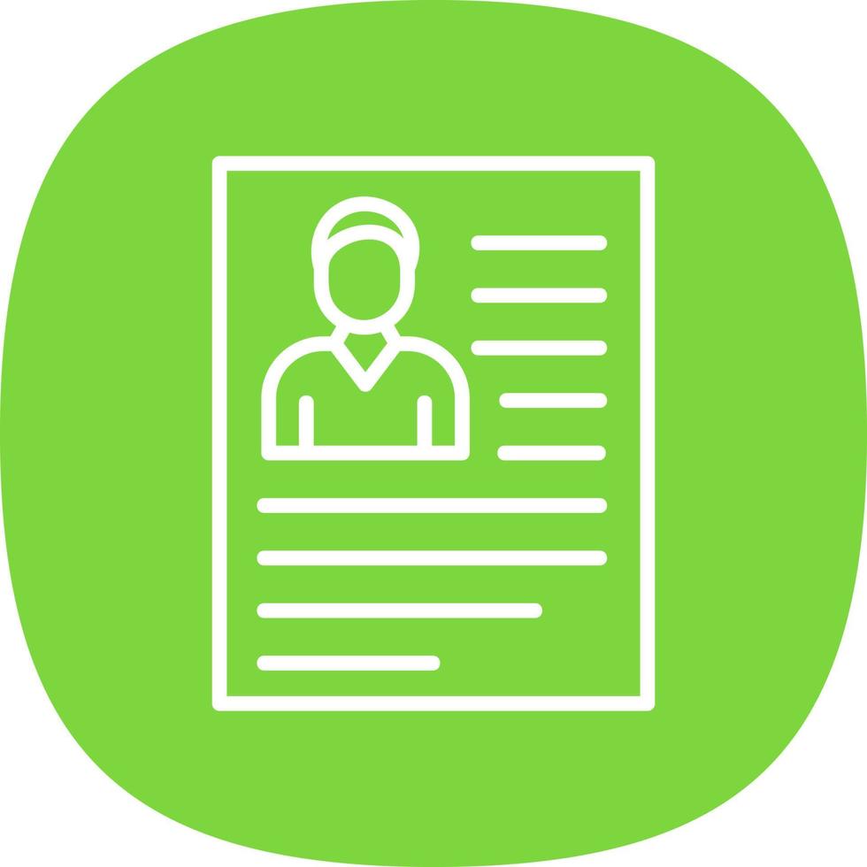Cv Vector Icon Design