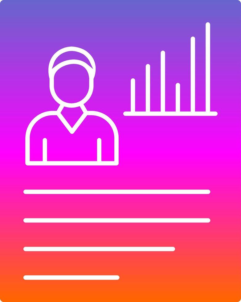 Employment Performance Vector Icon Design