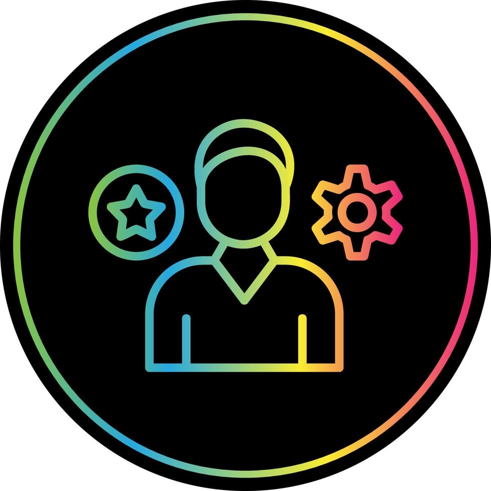 Employee Skills Vector Icon Design