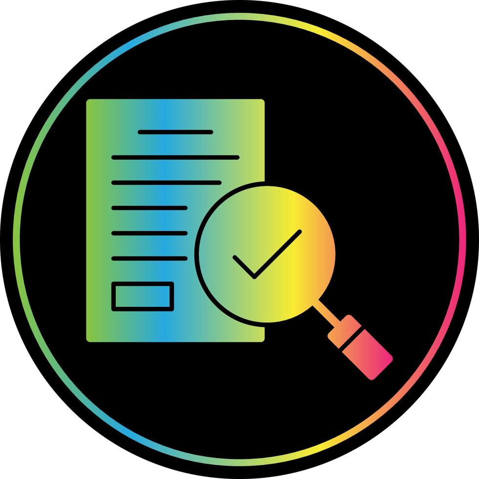 Audit Staff Vector Icon Design