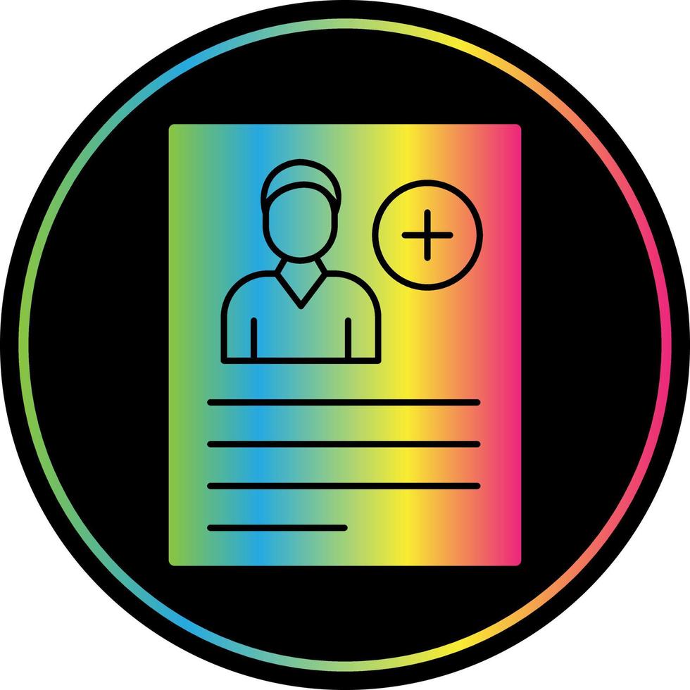 Employee Account Vector Icon Design