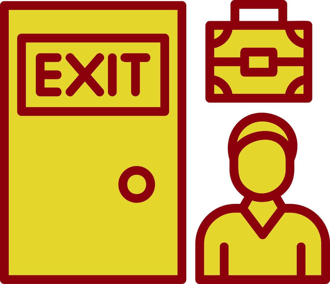Exit Interview Vector Icon Design
