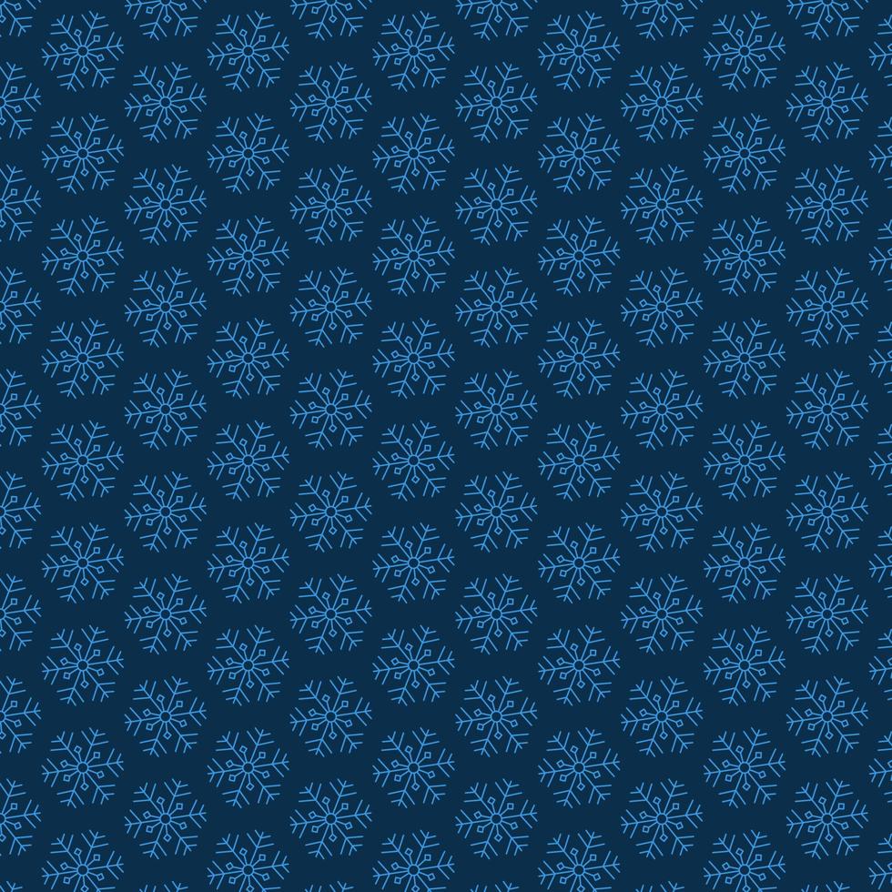 Snowflake pattern background vector illustration