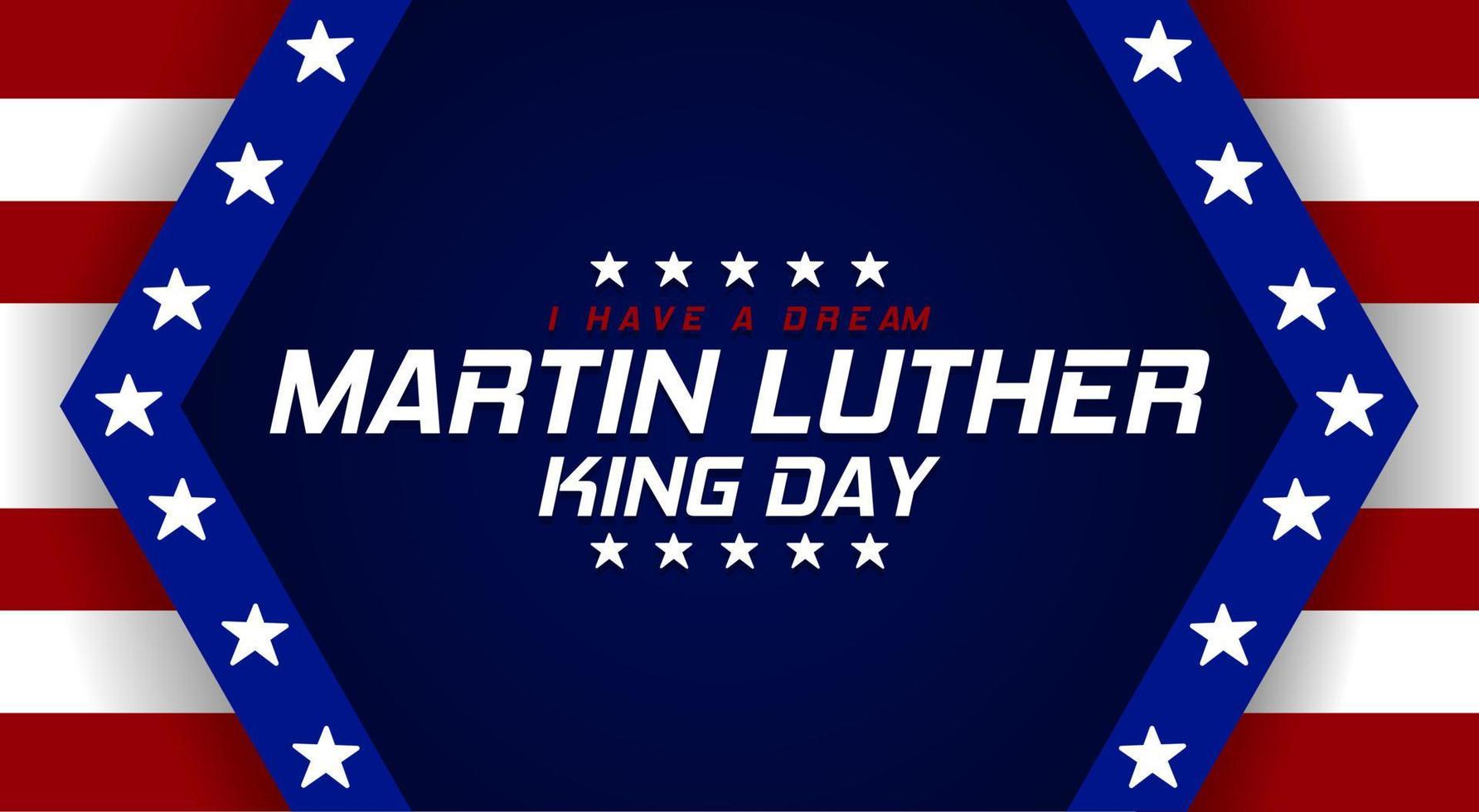 MARTIN LUTHER KING DAY theme template. Vector illustration. Suitable for Poster, Banners, campaign and greeting card.