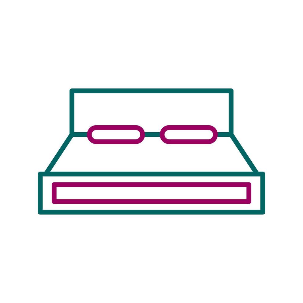 Double Bed Vector Icon