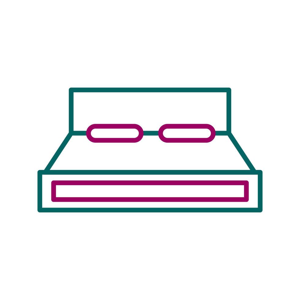 Double Bed Vector Icon