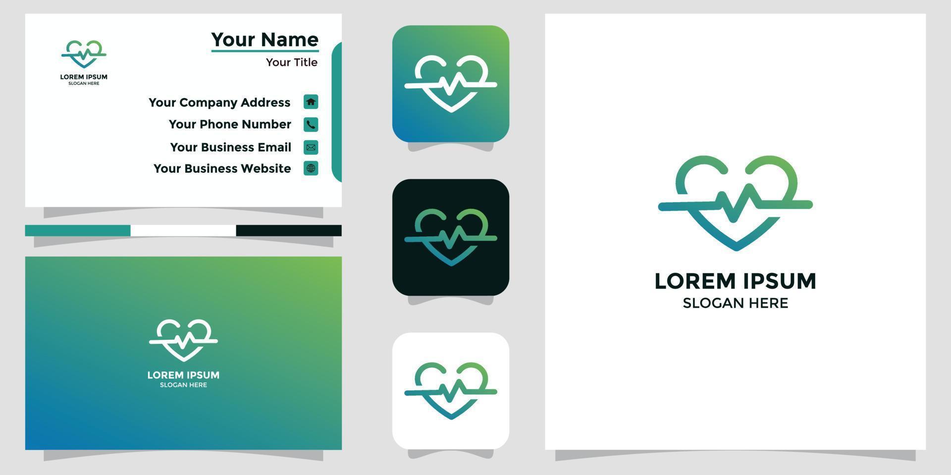 love design logo and business card vector