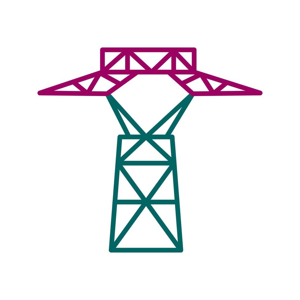 Power Line Vector Icon