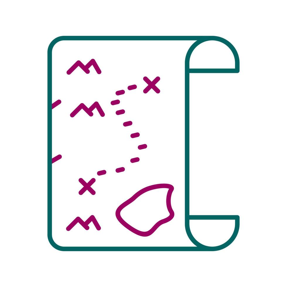 Pirate Map Vector Icon
