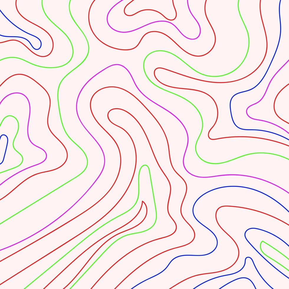 abstract background aesthetic with hand drawing line art vector