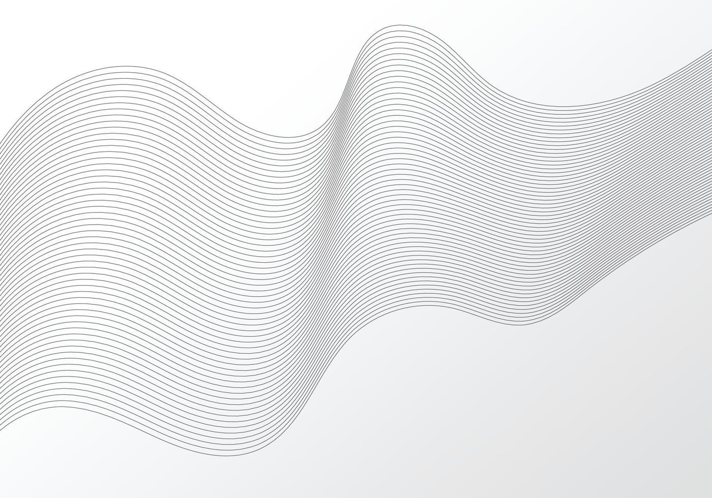 Abstract line pattern design deocorative artwork. Simple design for wavy movement template. vector