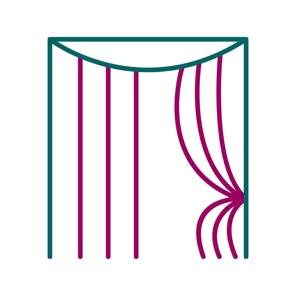 Curtains Vector Icon