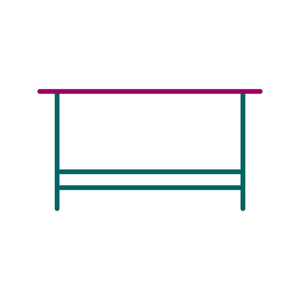 Simple Desk Vector Icon