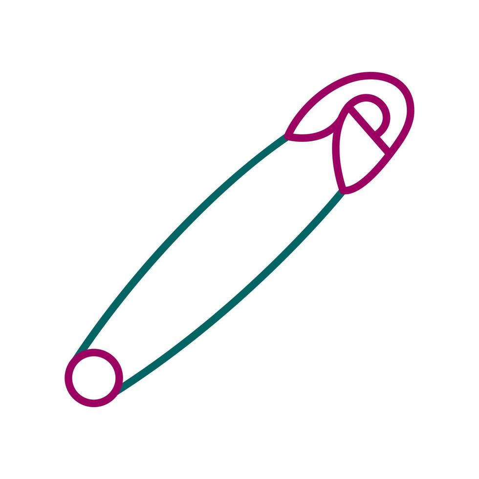 Safety Pin Vector Icon