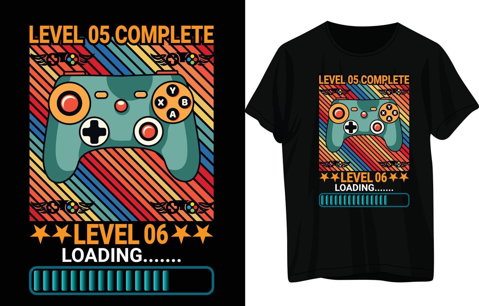 Gaming T-Shirt Design vector