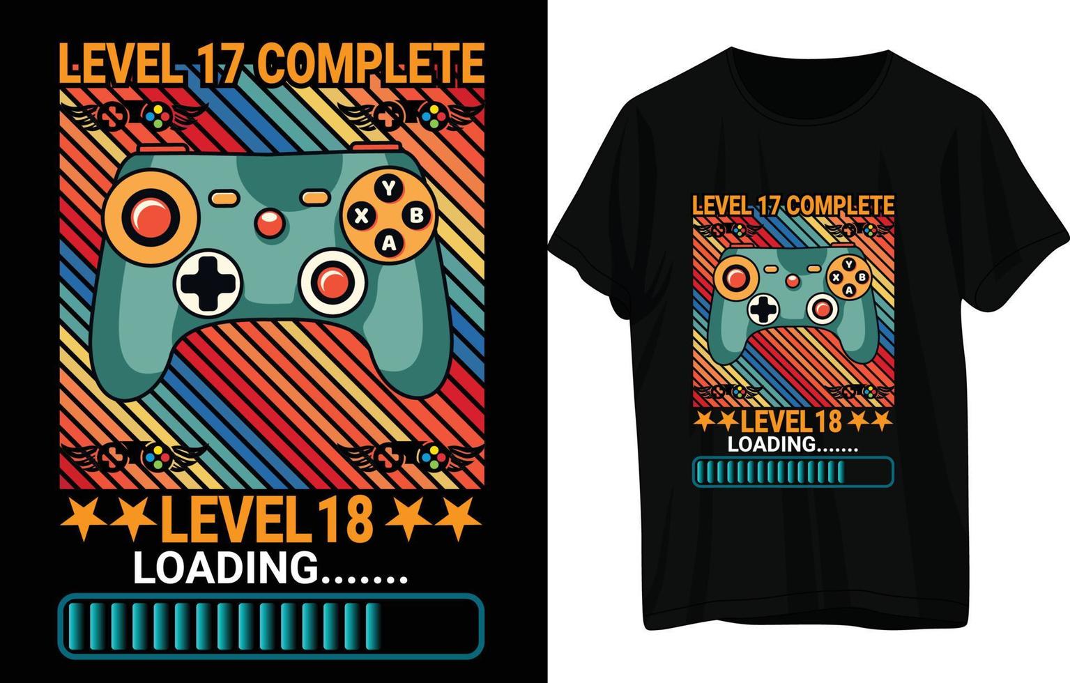 Gaming T-Shirt Design vector