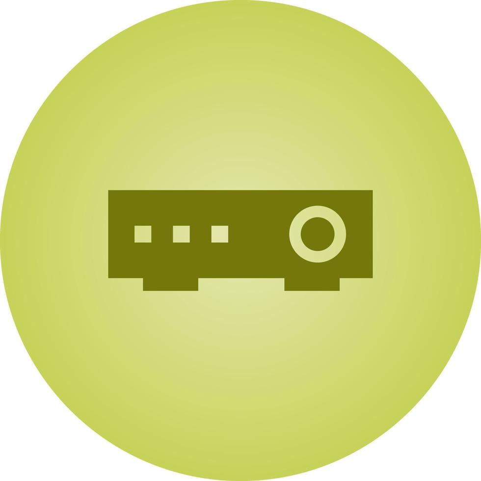 Beautiful Projector Vector Glyph icon