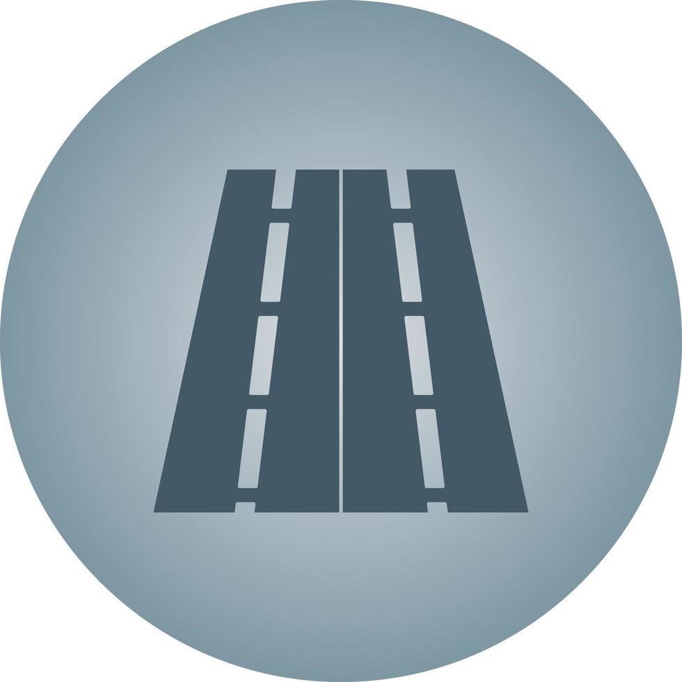 Beautiful Highway Vector Glyph icon