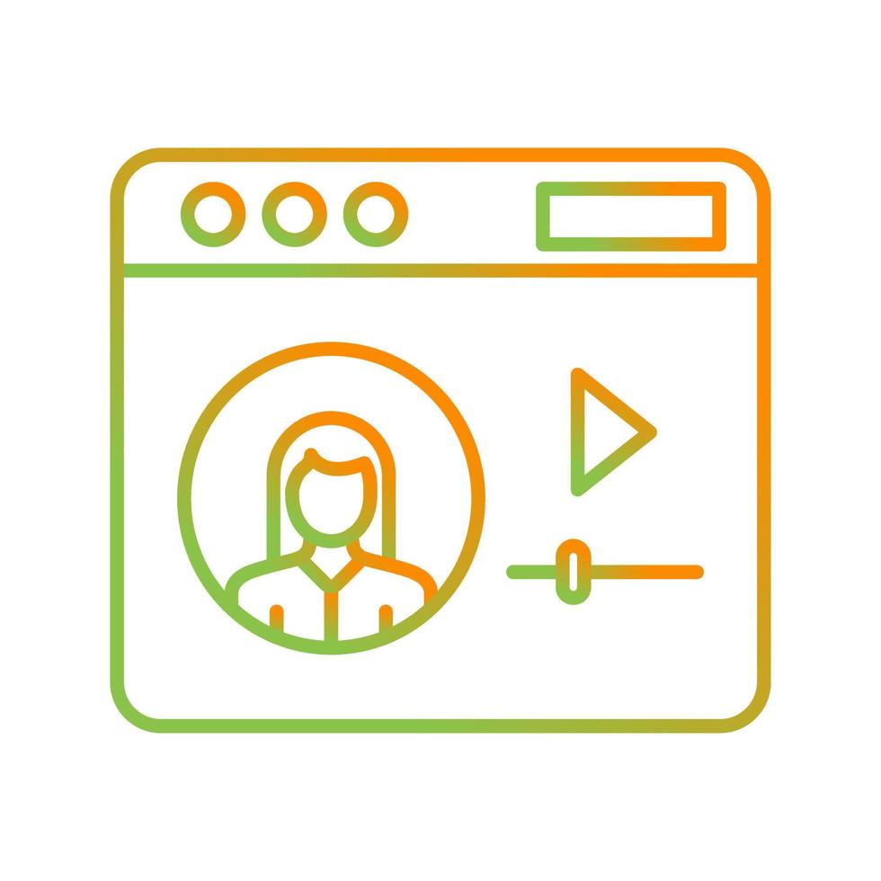 Video Tutorial Vector Icon