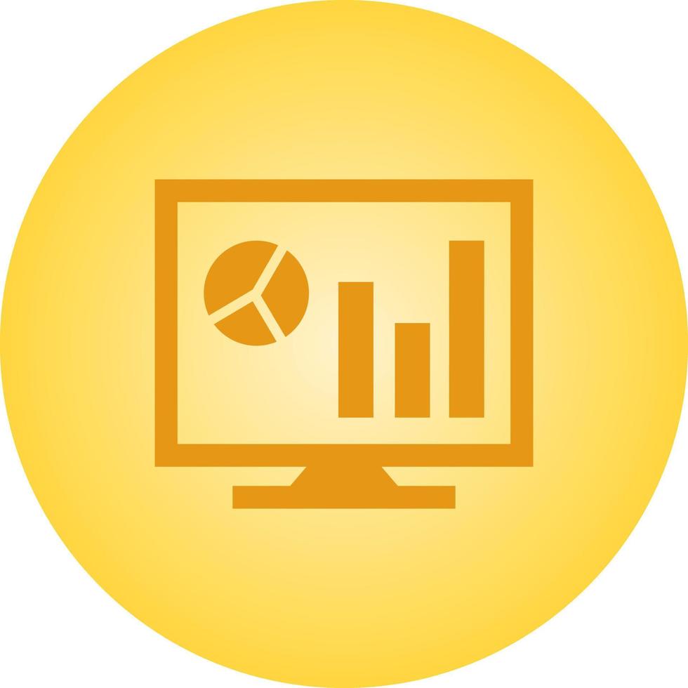 Beautiful Business chart Vector Glyph icon