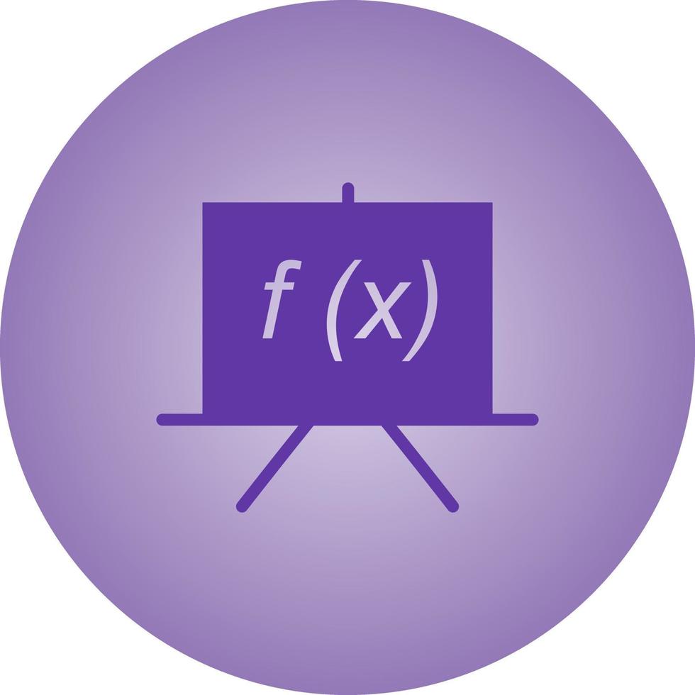 Beautiful Formula Vector Glyph icon