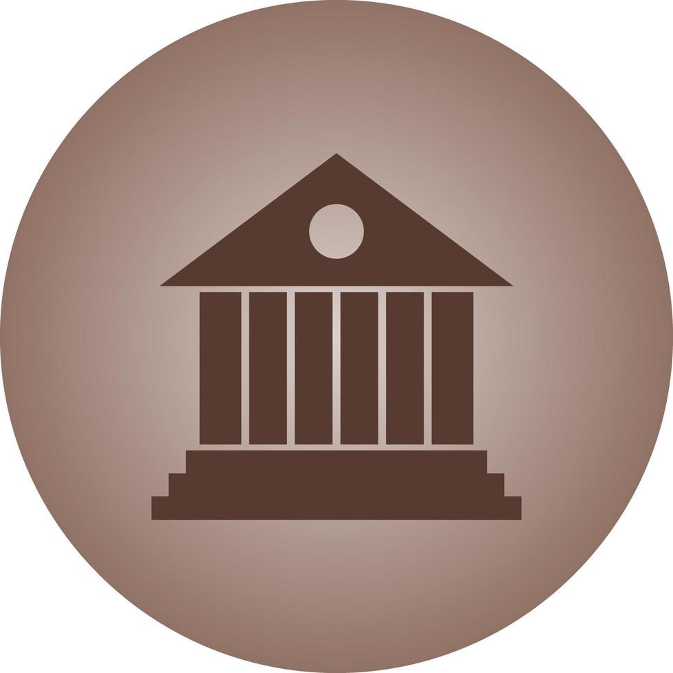Beautiful Bank Vector Glyph Icon