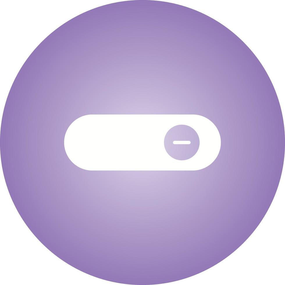 Beautiful Slide button Glyph Vector Icon